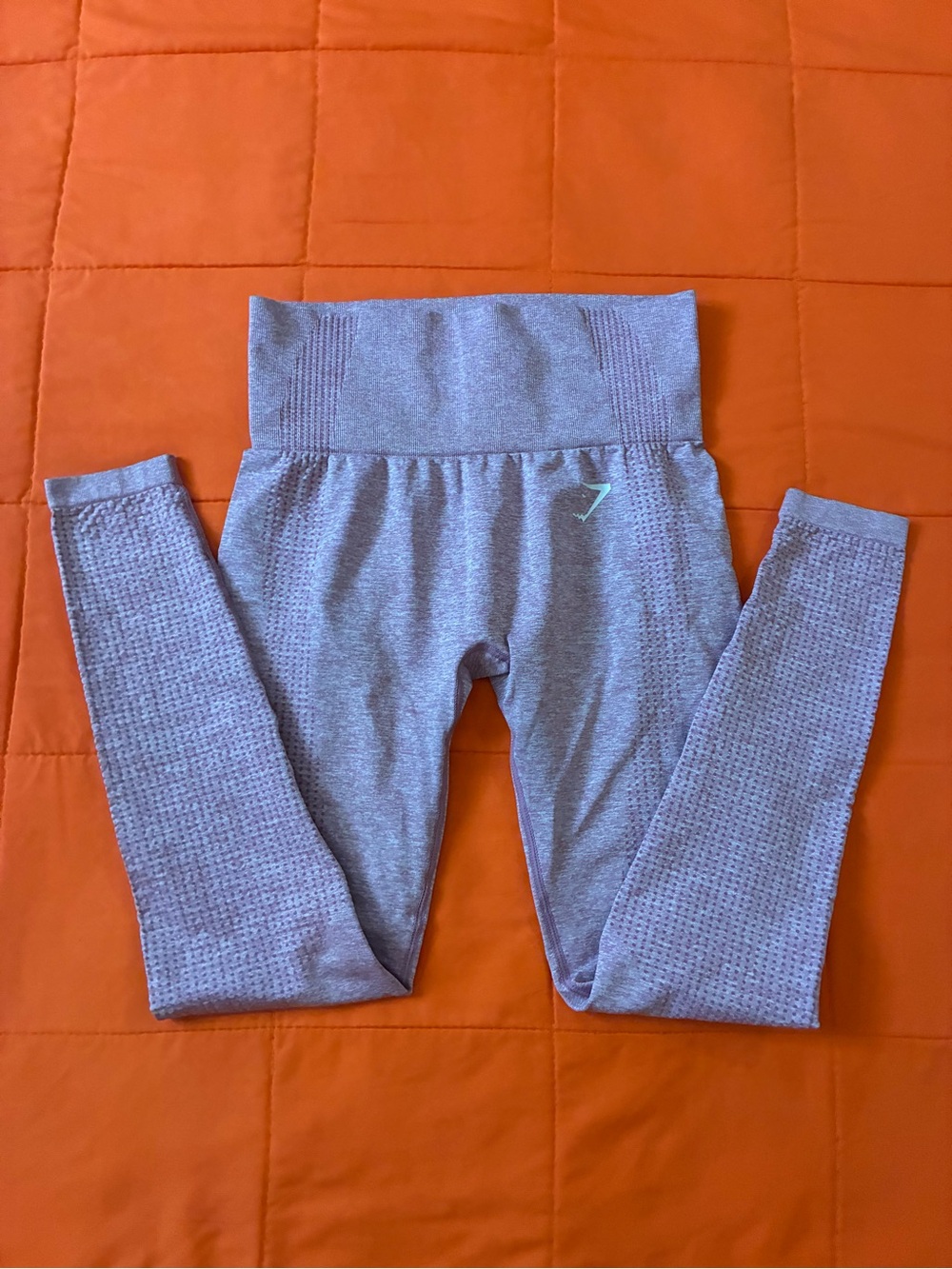 Gymshark Kids High-Waist Lavender Performance Leggings